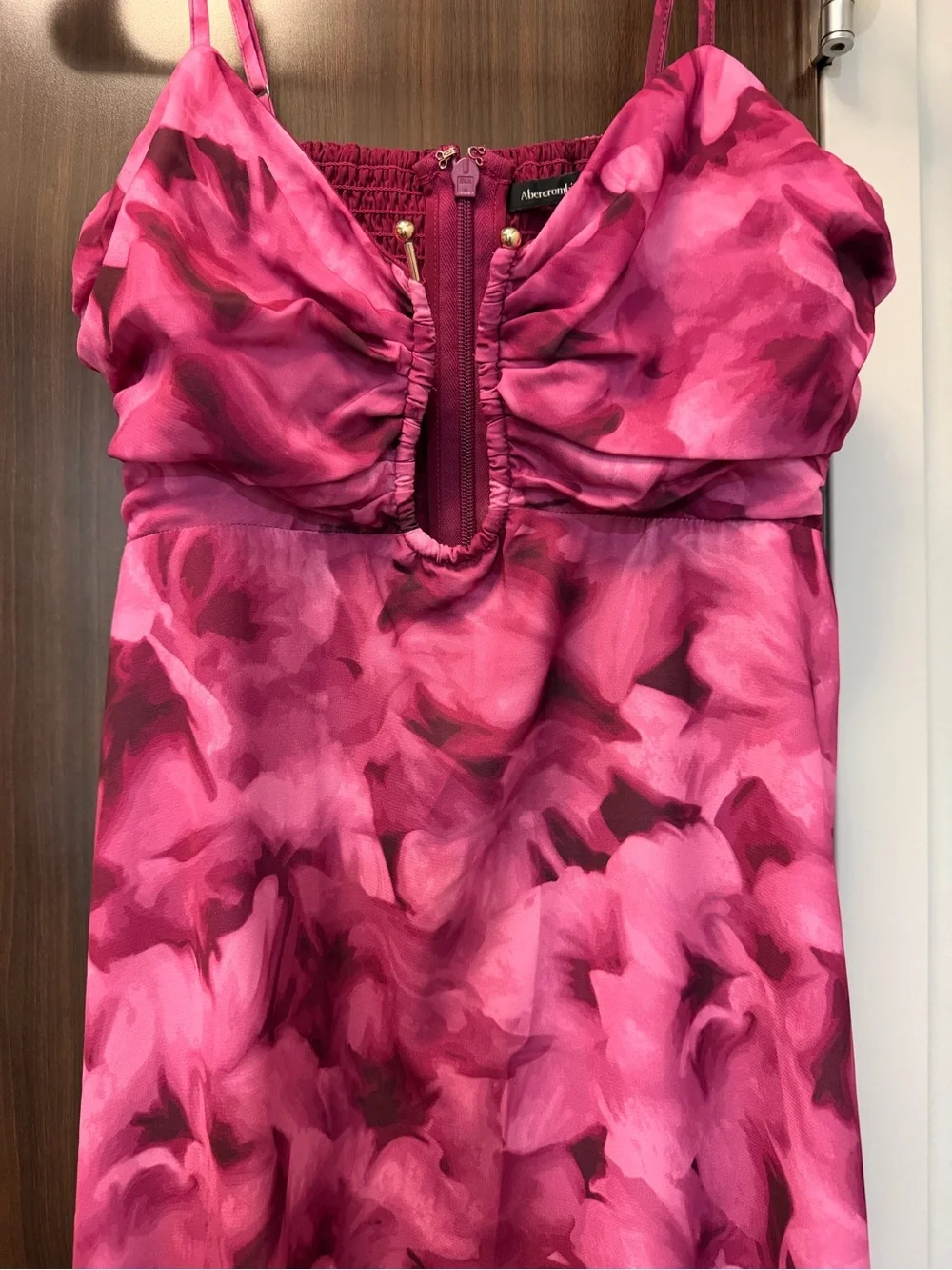 Abercrombie & Fitch Women's Bra-Free Hardware Maxi Dress